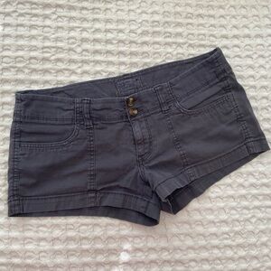 American Eagle Outfitters Dark Gray/Navy Blue Shorts
